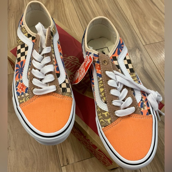 Vans Other - Vans Old Skool Tapered (Camp Positive) Multi/True White Men's 9.5,Women's 11M